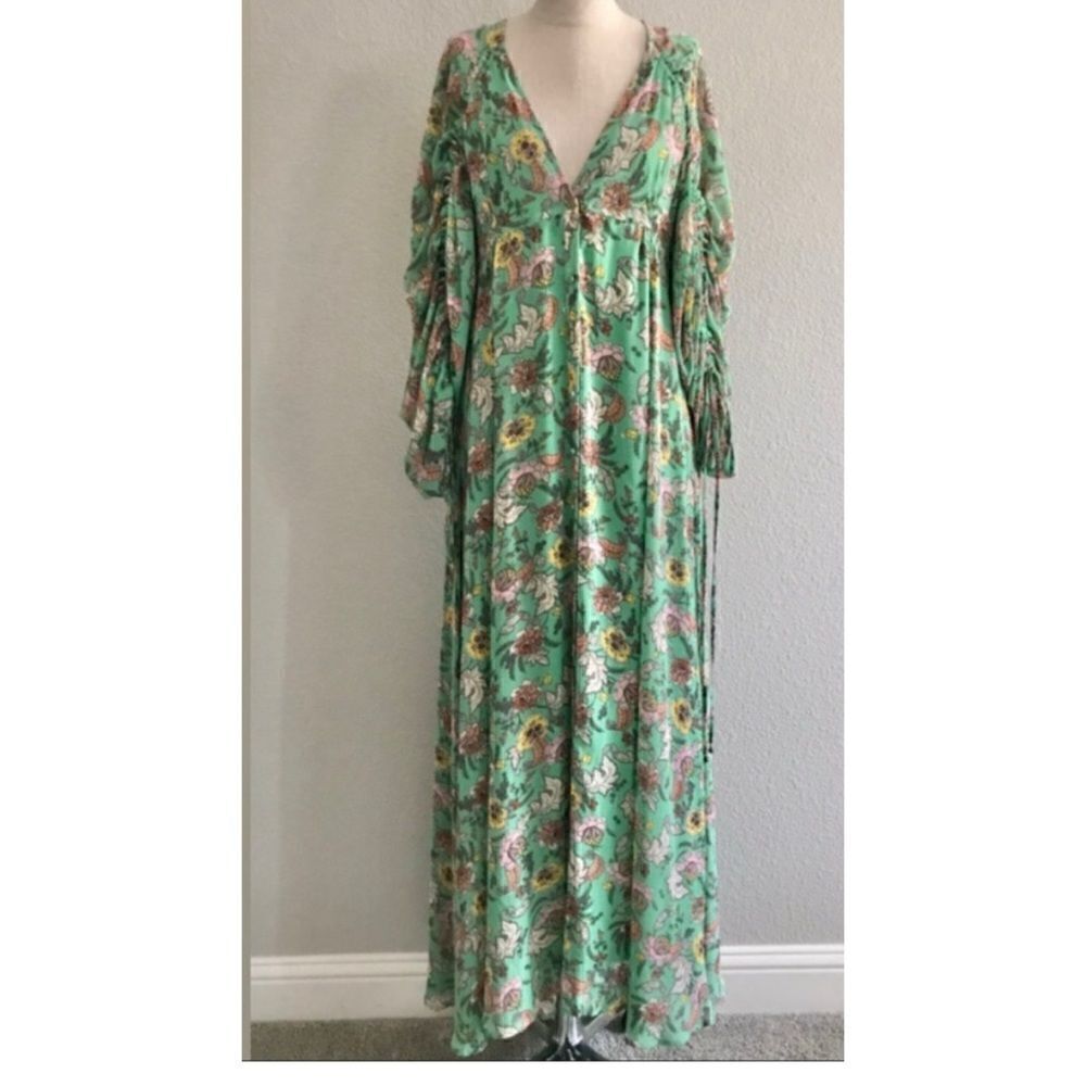 Free People Earthfolk Floral Green
Maxi Dress Size M - Picture 6 of 9
